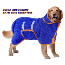 Sabypaws Quick-Dry Microfiber Dog Bathrobe